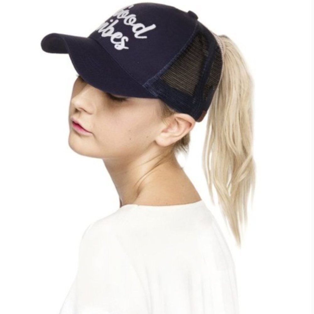C.C Good Vibes Color Change Adjustable Baseball Cap in Dark / Charcoal Gray
